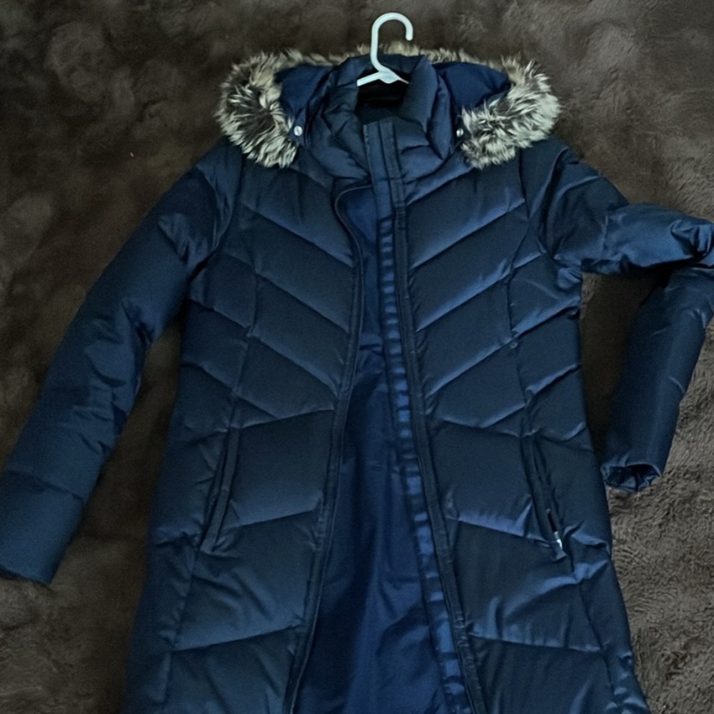 Lands End Long Puffer Small Tall